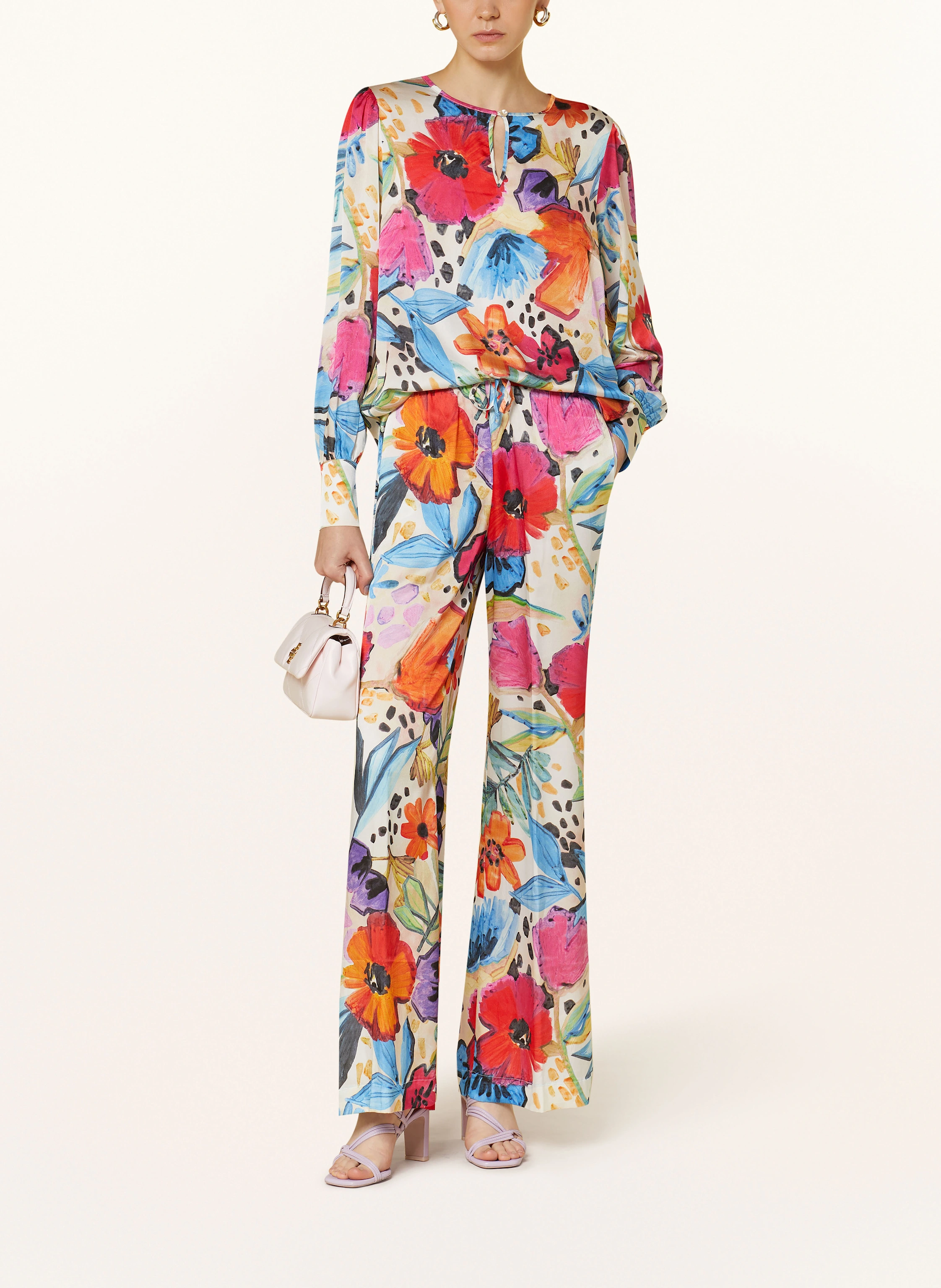 SEM PER LEI Marlenehose aus Satin