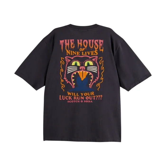 Scotch & Soda Front Back Artwork Shirt Dames