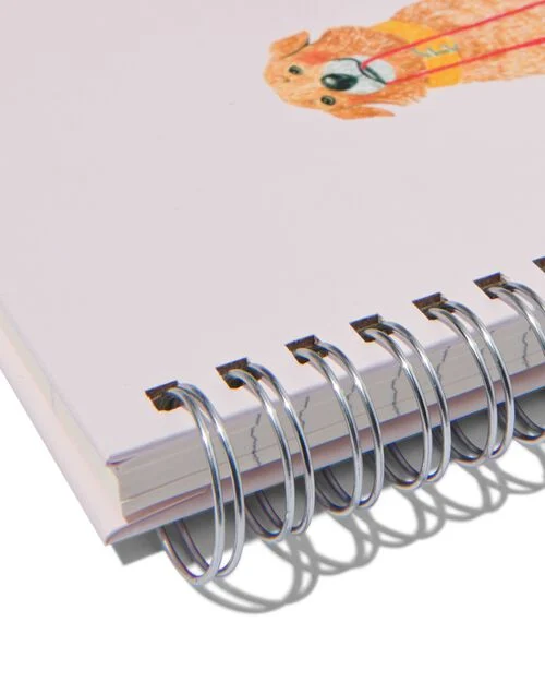 carnet A5 ligné chiens