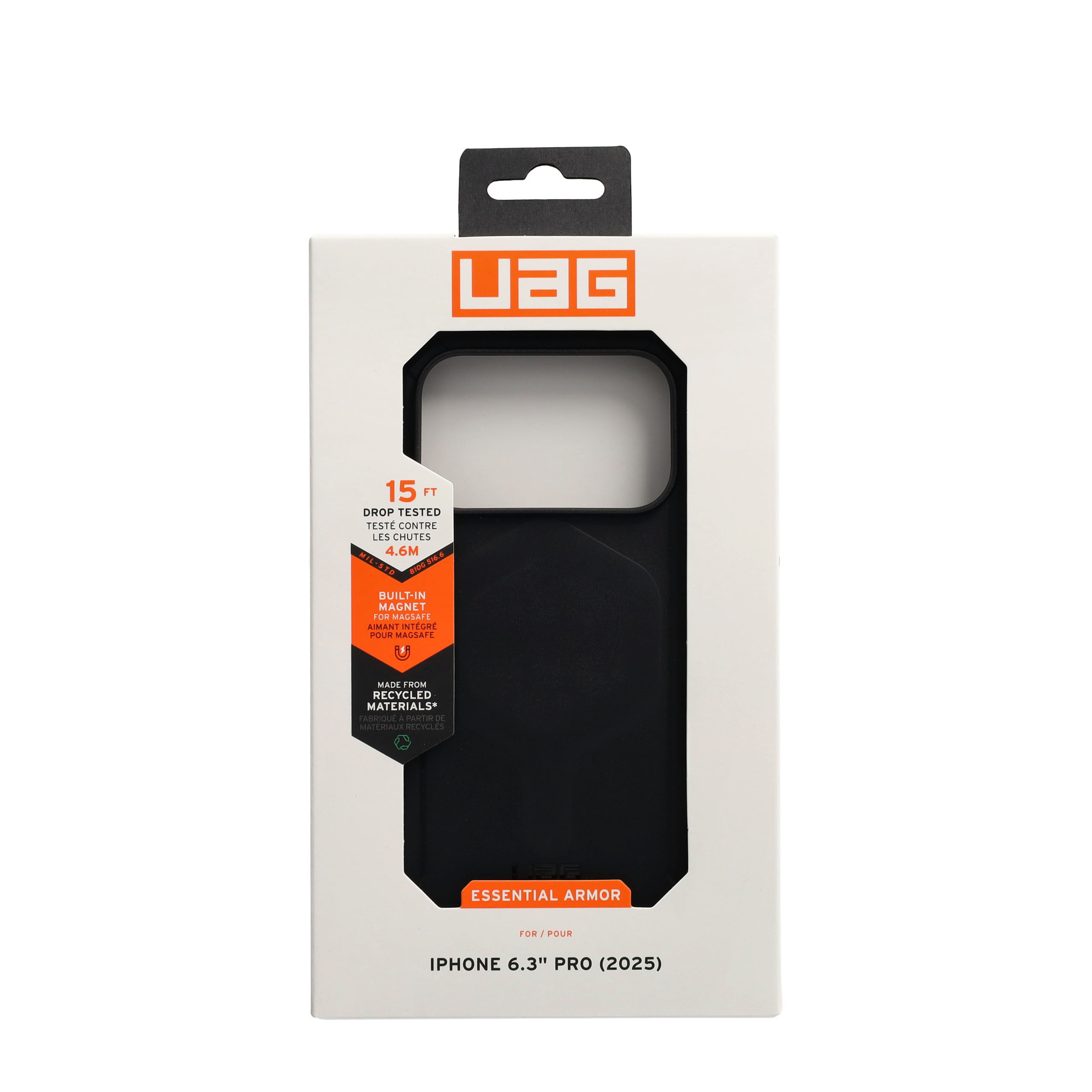 iPhone 17 Pro MagSafe Schutzhülle Essential Armor (114540114040) - Schwarz