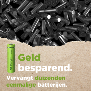GP Batterij Oplaadbaar AAA NiMH 850 mAh ReCyko 1,2V 8 stuks