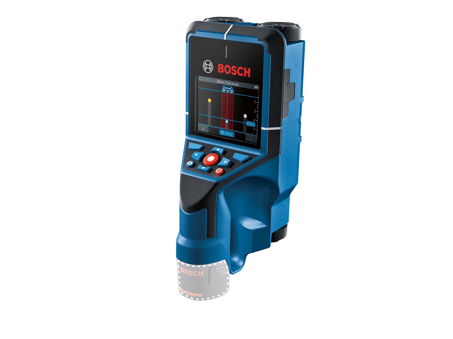 Bosch Professional D-TECT 200 C Accu muurscanner 200mm 12V Basic body in L-Boxx - 0601081608
