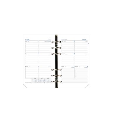 Recharge pour organiseur Timer 21 Horizontal - 1 semaine sur 2 pages - 15 x 21 cm - Quo Vadis