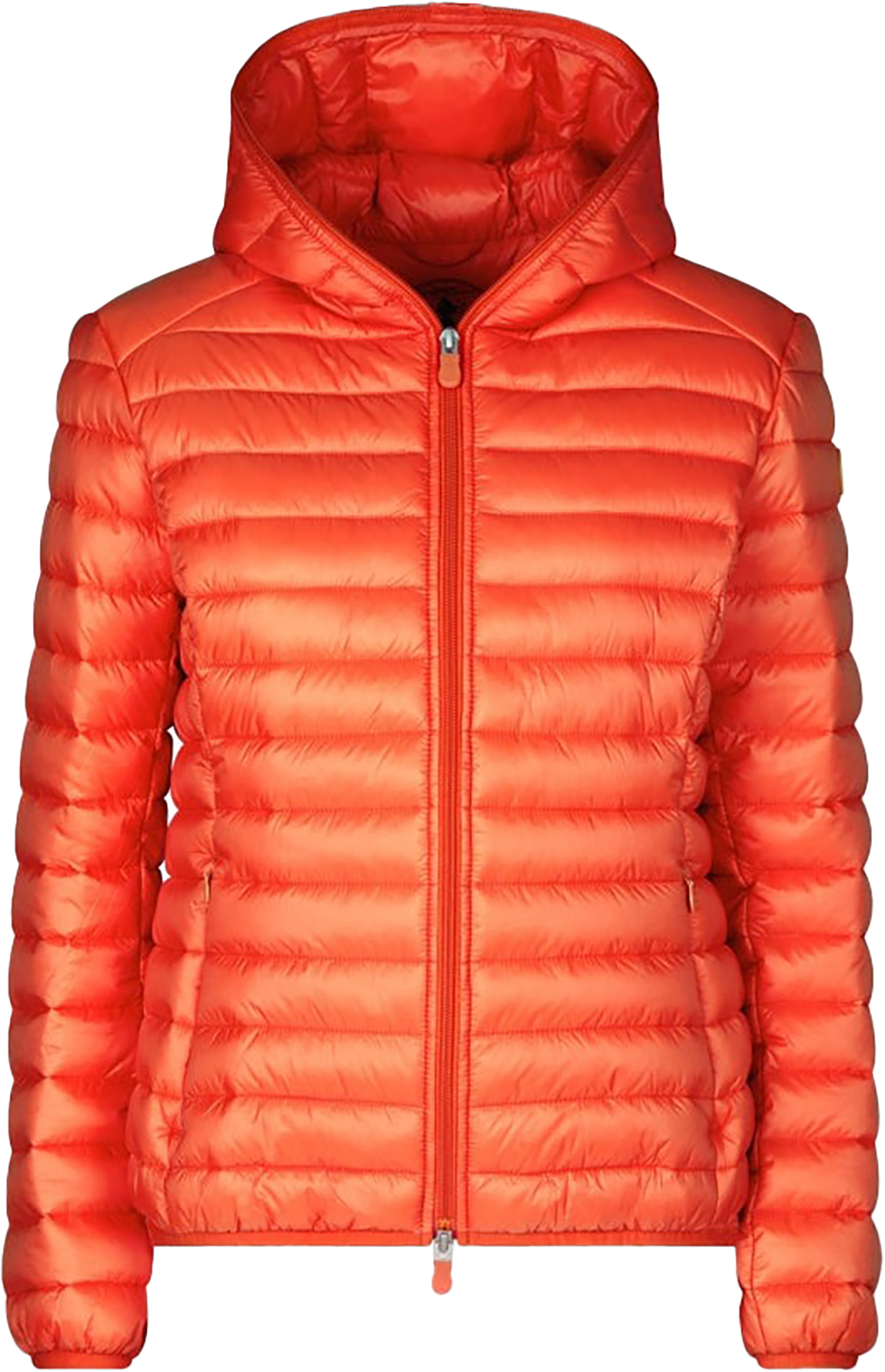 Daisy Hooded Puffer Jacket Dame 70036/Poppy Red