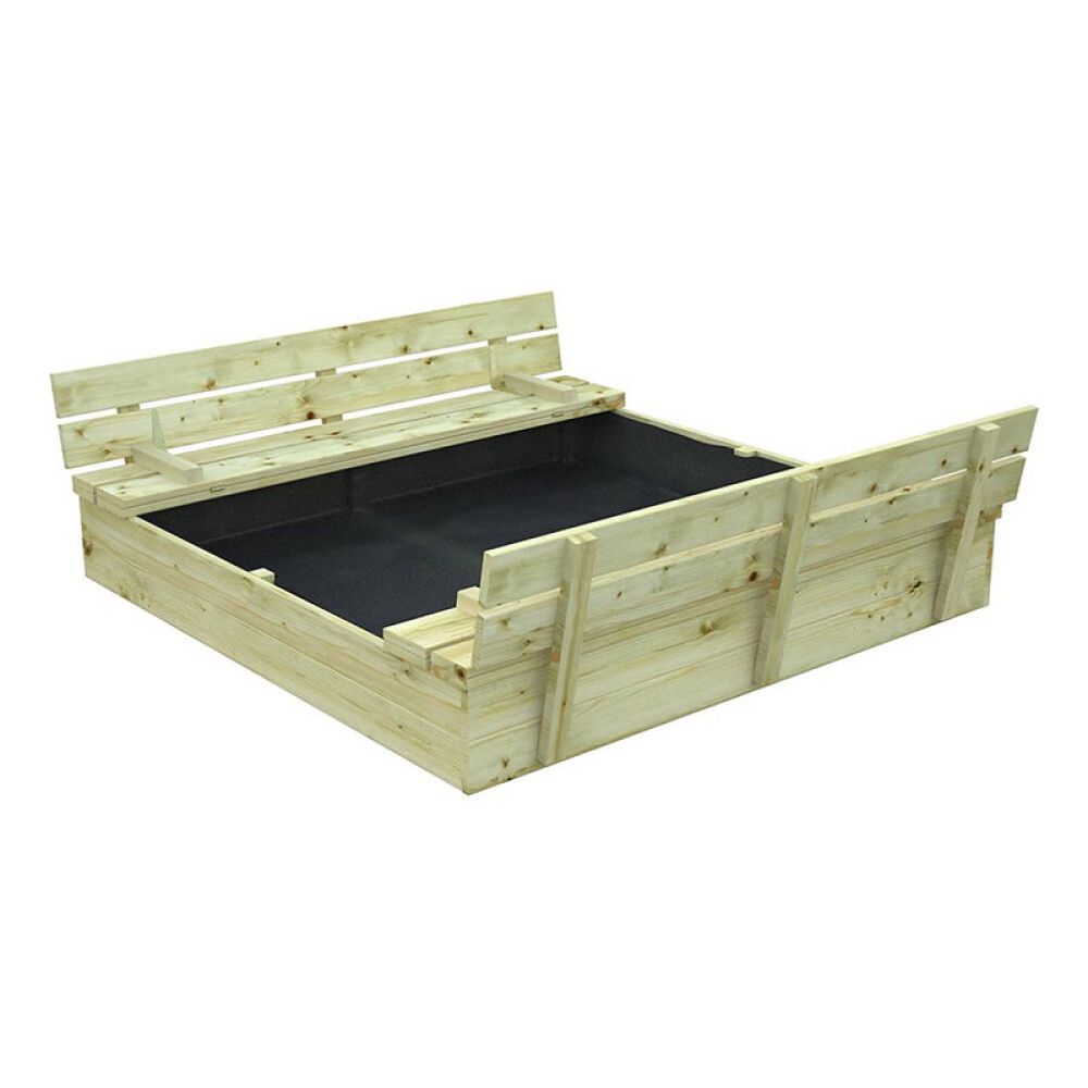 SANDKASSE PALMAKO SANDY 140X140 CM M/LOKK