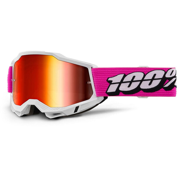 100% - Masque Accuri 2 Roy - Red Mirror Blanc