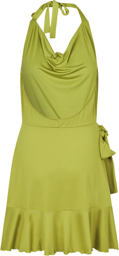 Modström JosefineMD flowy dress Golden lime