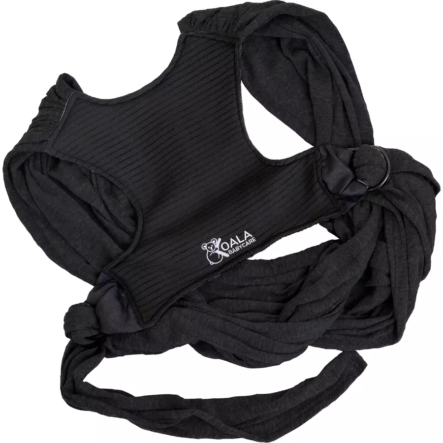 KOALA BABYCARE® Babytragetuch schwarz