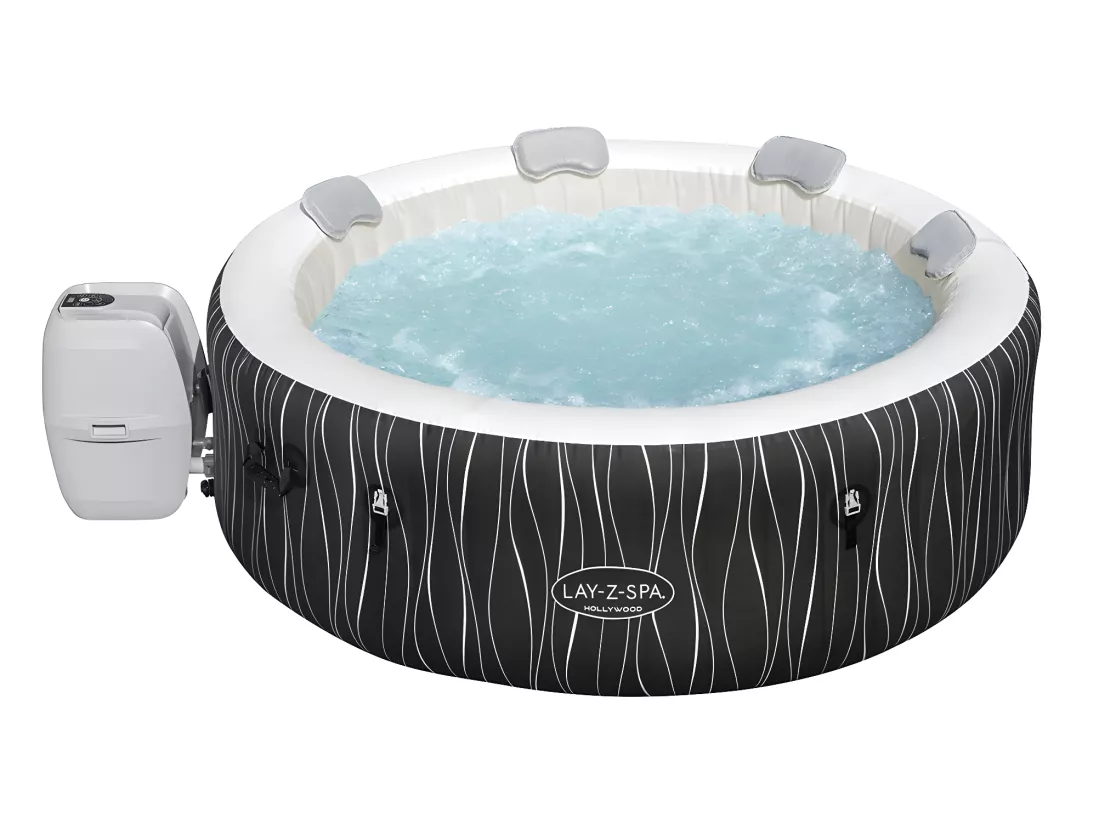 Spa gonflable Lay-Z-Spa Hollywood rond Airjet 4/6 places - Bestway