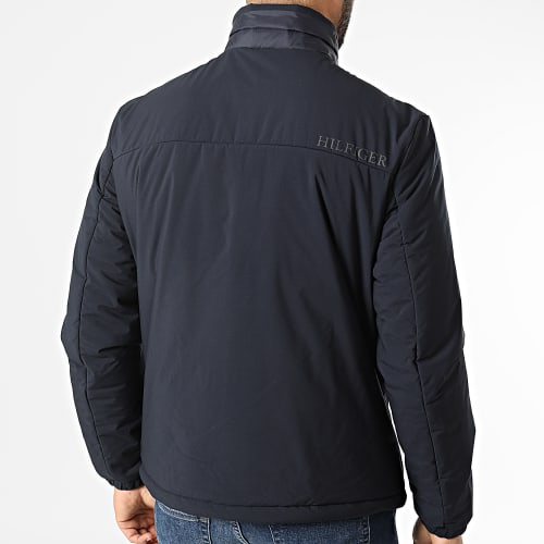 Veste Zippée Mix Media 2486 Bleu Marine