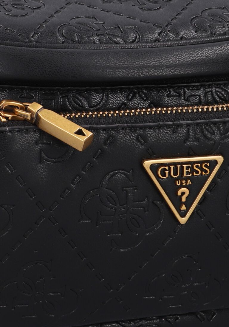 GUESS zwarte guess schoudertas power play mini sling