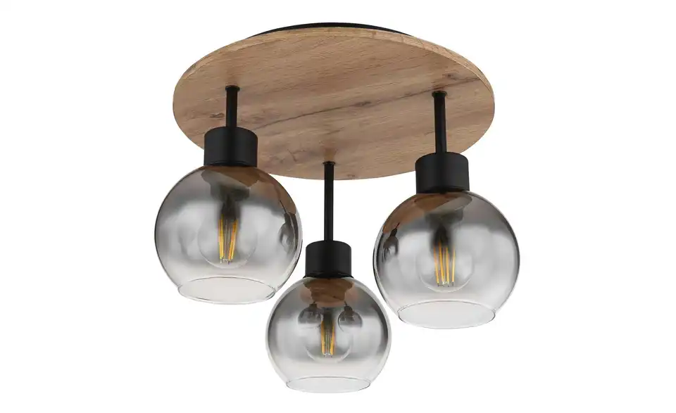 Deckenleuchte 30 cm 3-flammig rund 38 cm 38 cm