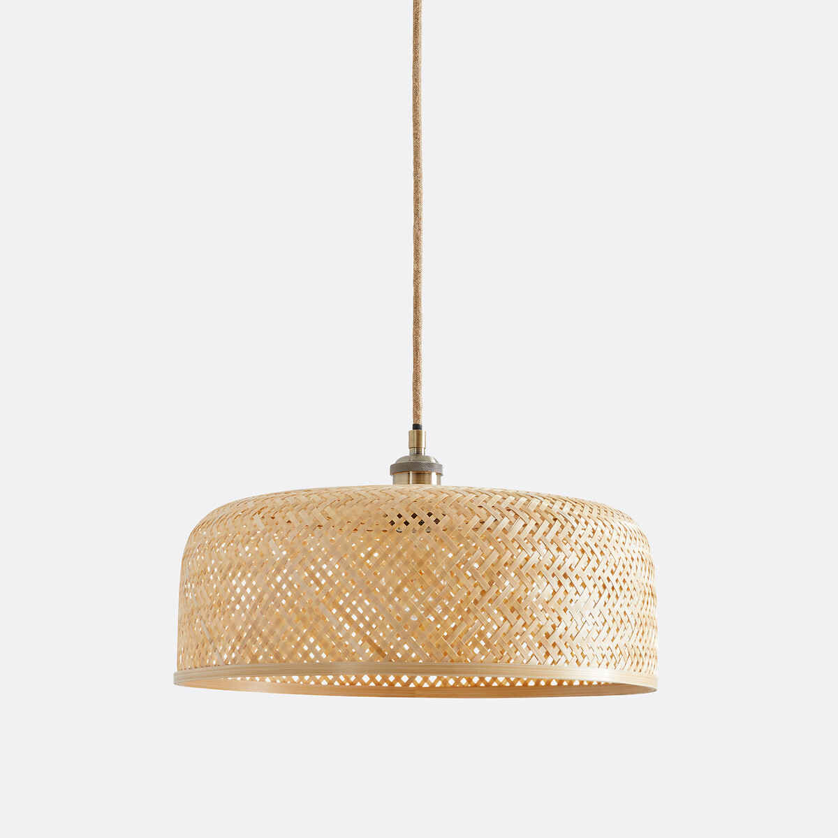 LA REDOUTE INTERIEURS<br>Luminária pendente em bambu Ø40 cm, Katia