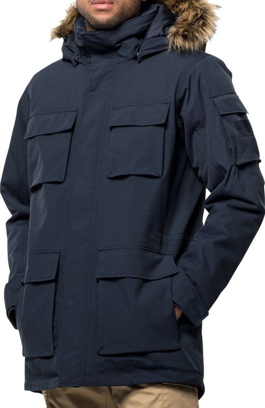 Jack Wolfskin - Glacier Canyon Parka - Winterparka - Zwart - Synthetisch