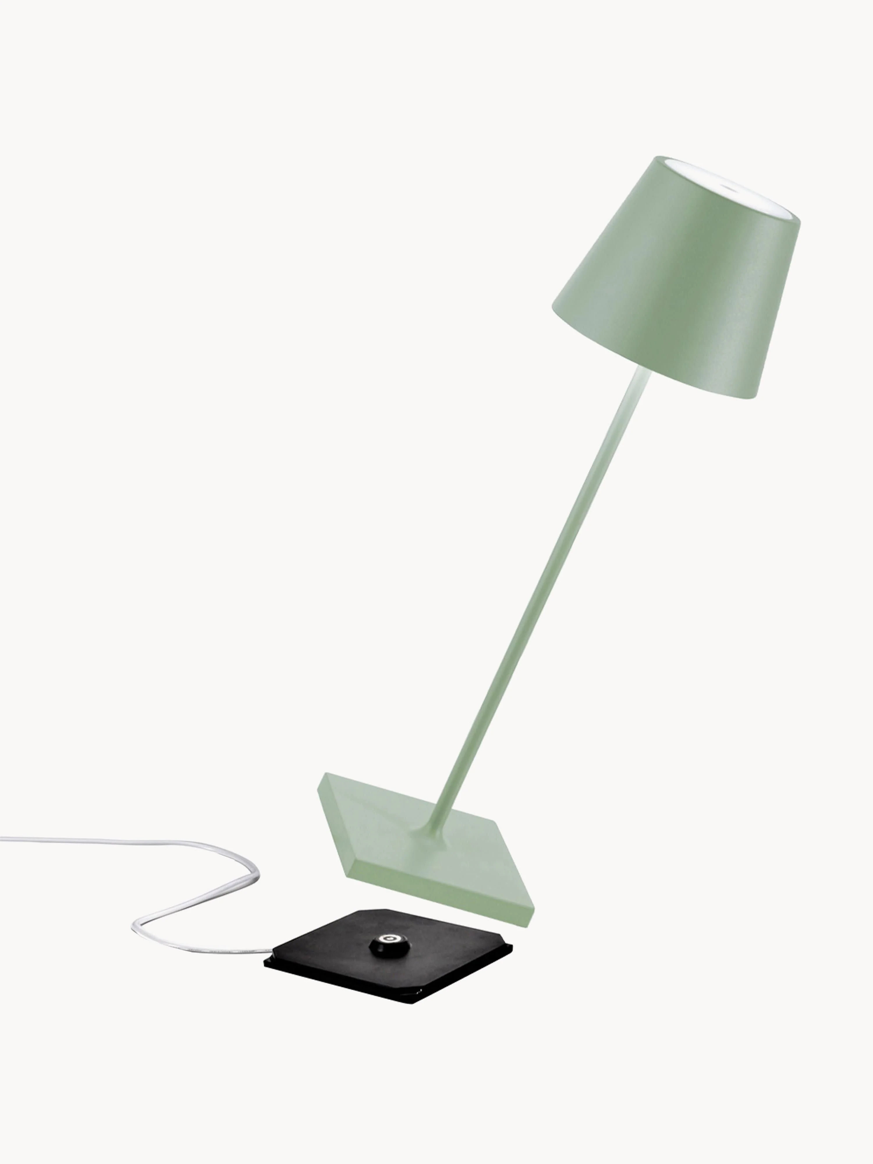 Mobiele LED tafellamp Poldina, dimbaar