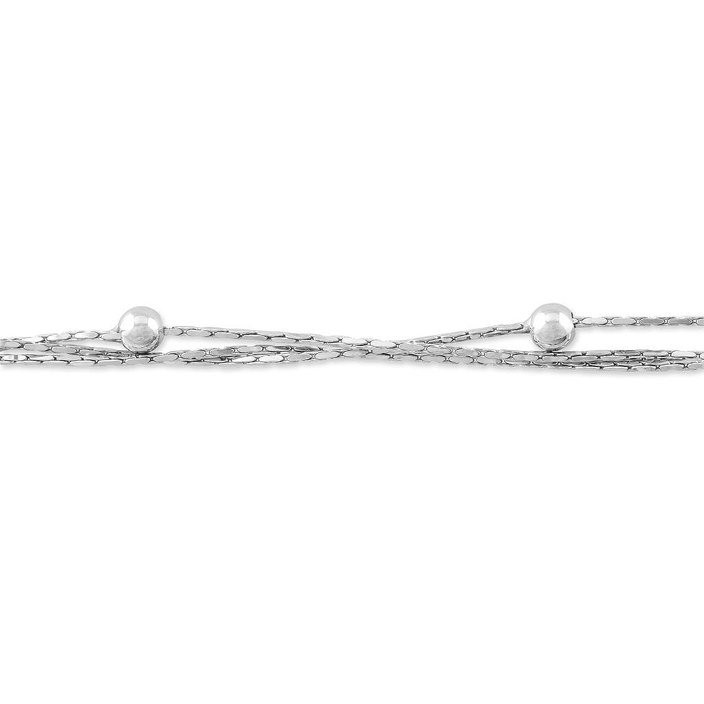 Bracelet Abbie Argent Blanc