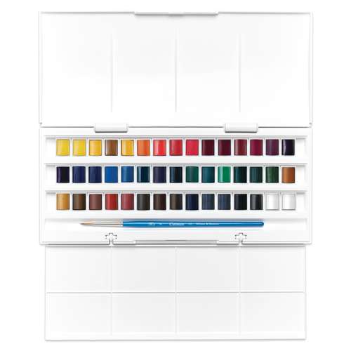 WINSOR & NEWTON Cotman™ Studio Aquarellfarben-Set, 46-teilig