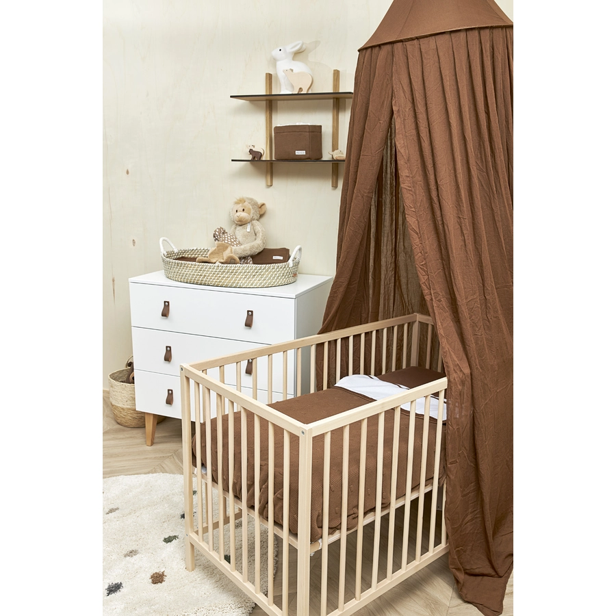 Meyco Kuscheldecke Knots chocolate 75 x 100 cm