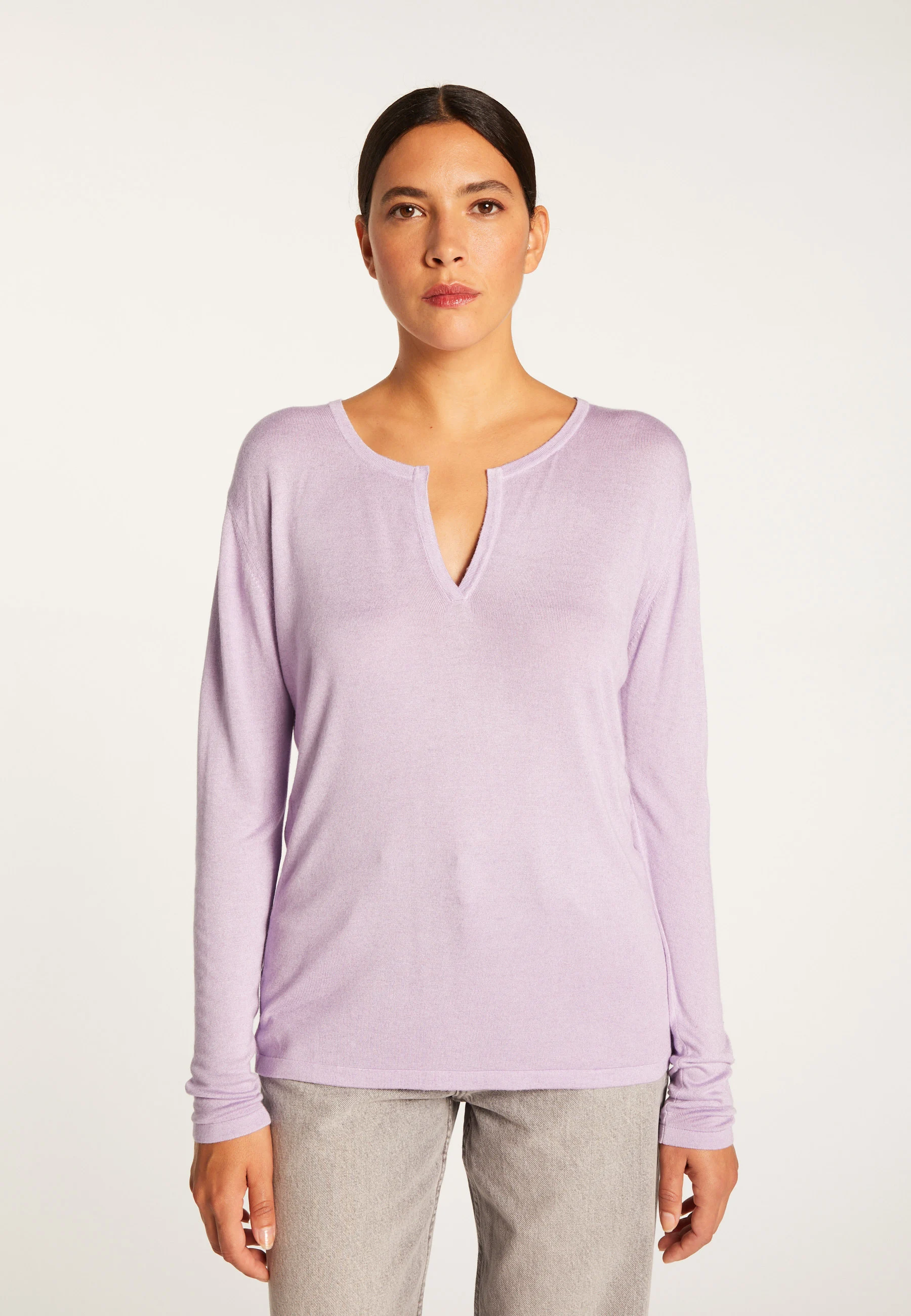 AESHAAH24 - T-shirt en fibre de bambou cachemire | Violet