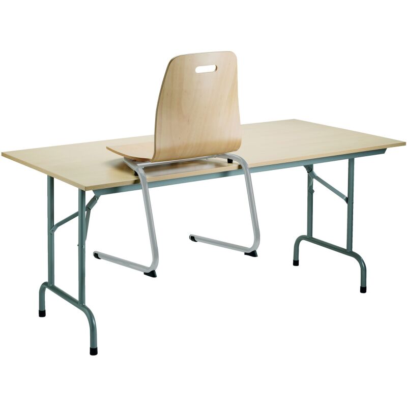 Chaise appui sur table VILMA - piètement luge