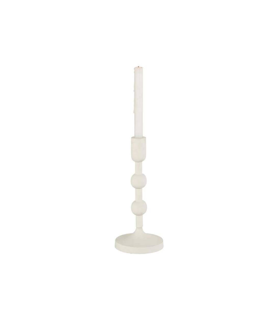 Paris Prix - Chandelier Rond Design izy 28cm Blanc