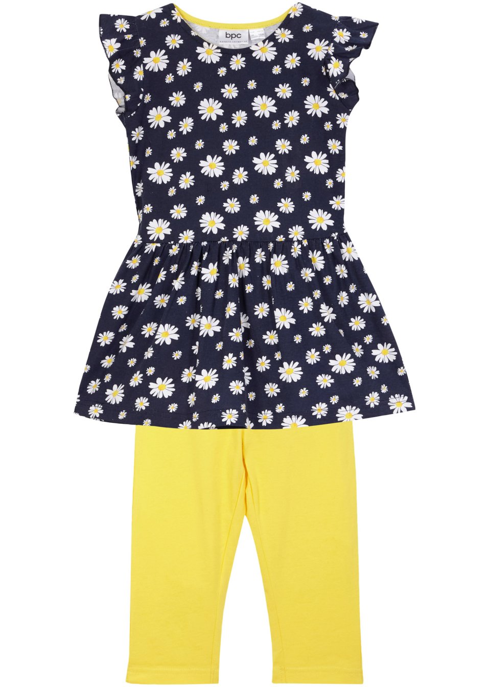 Robe en jersey fille + legging 3/4 (Ens. 2 pces.)
