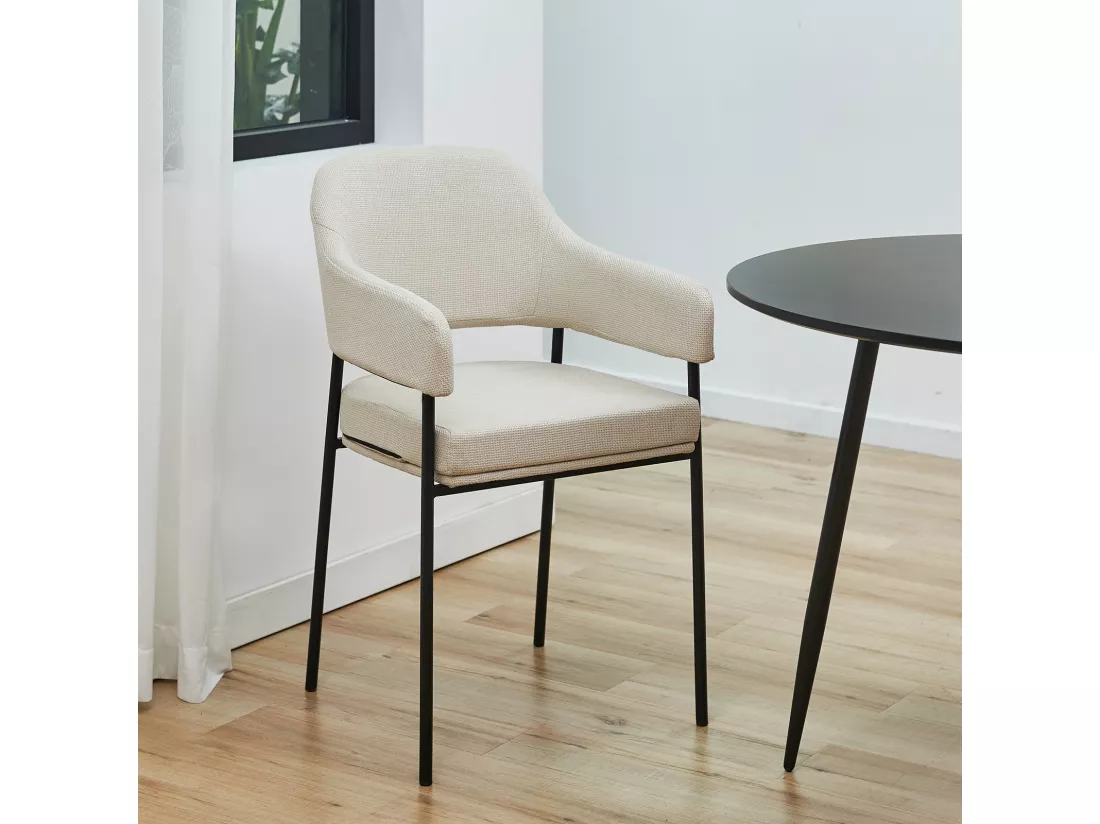 Lot de 2 chaises de salle à manger