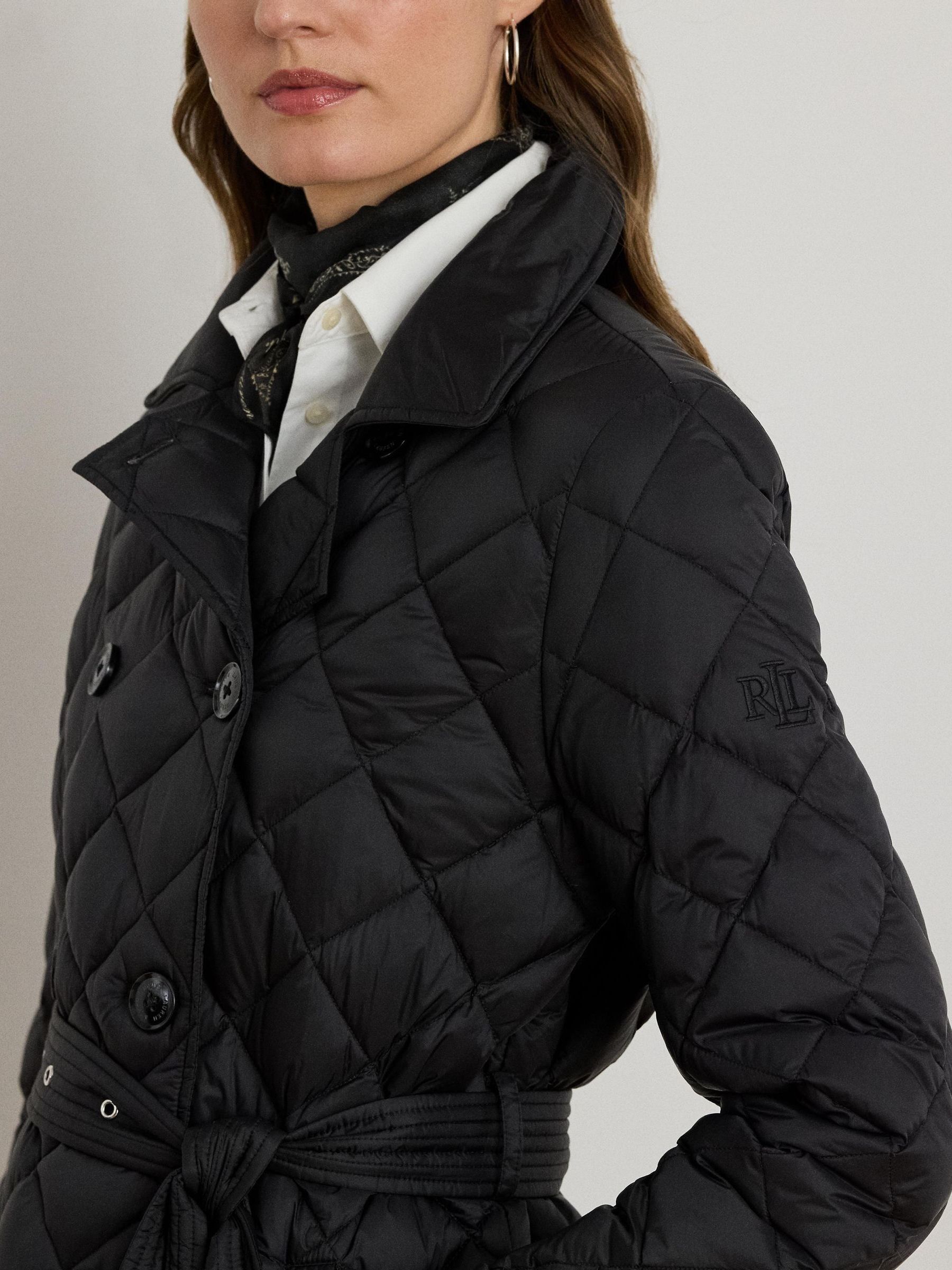 Lauren Ralph Lauren Diamond Quilted Trench Coat