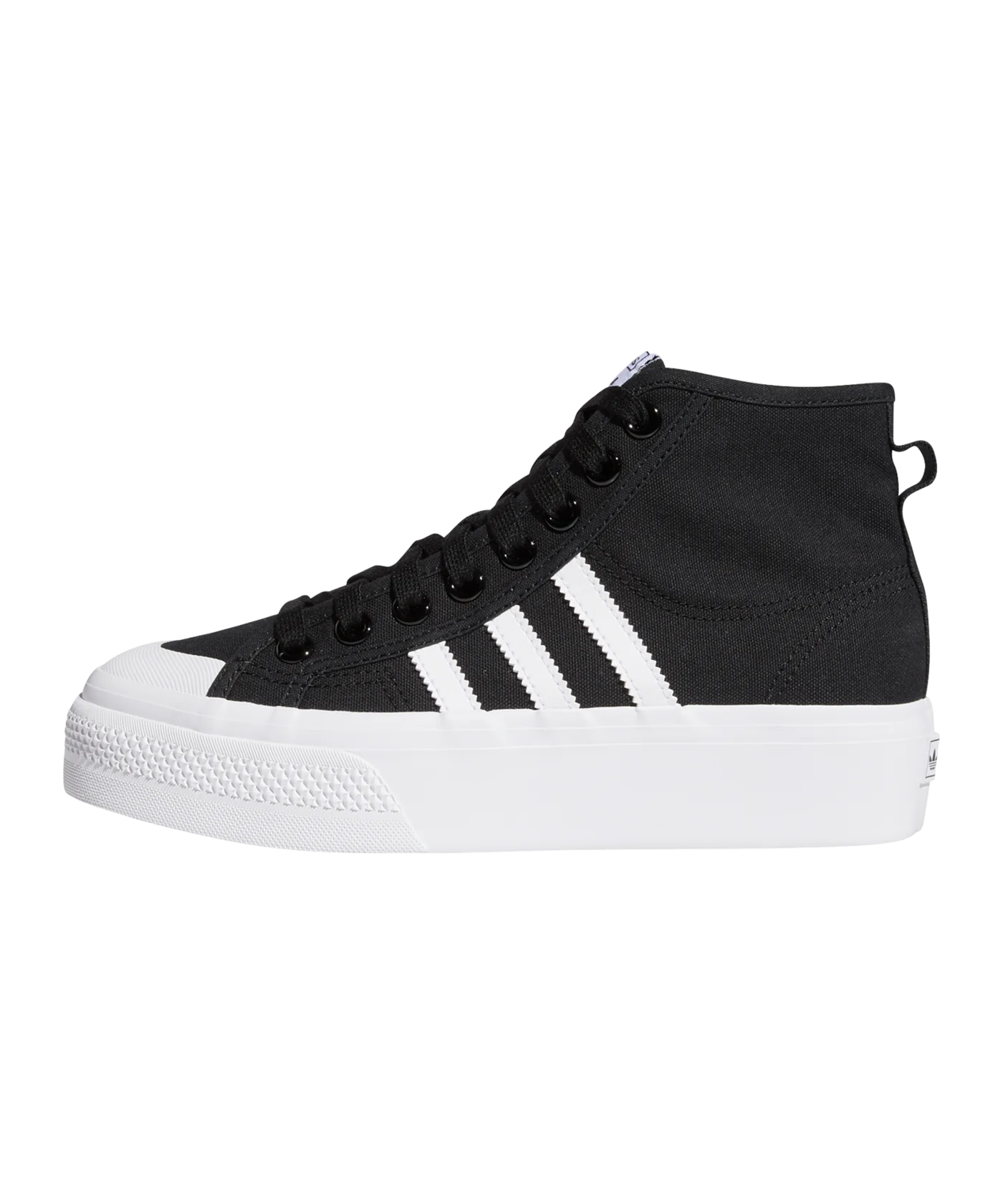 adidas Originals Nizza Plattform Mid Damen Schwarz