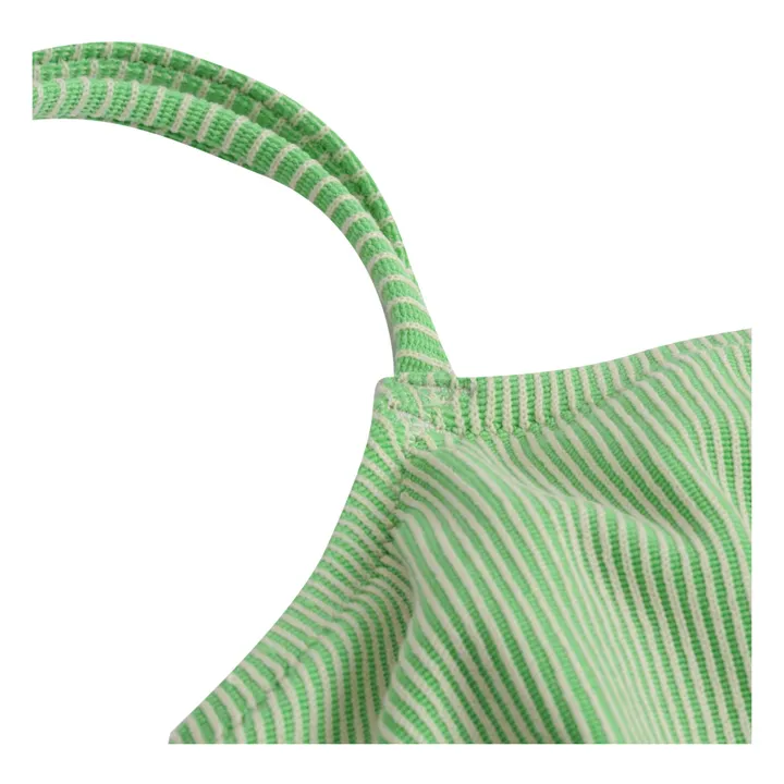 Icone Maillot 1 Pièce Nino Rayures | Vert prairie