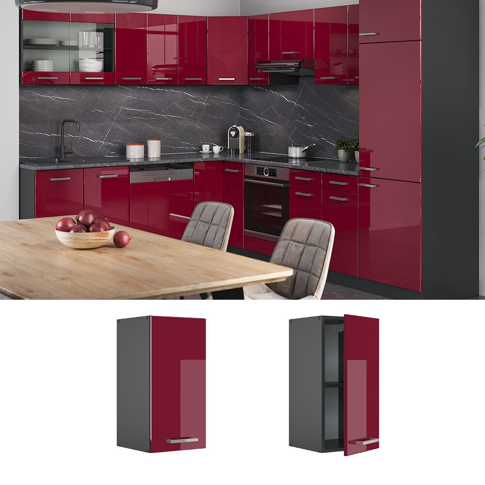 VICCO Küchenschrank Hängeschrank 30 cm R-Line Anthrazit