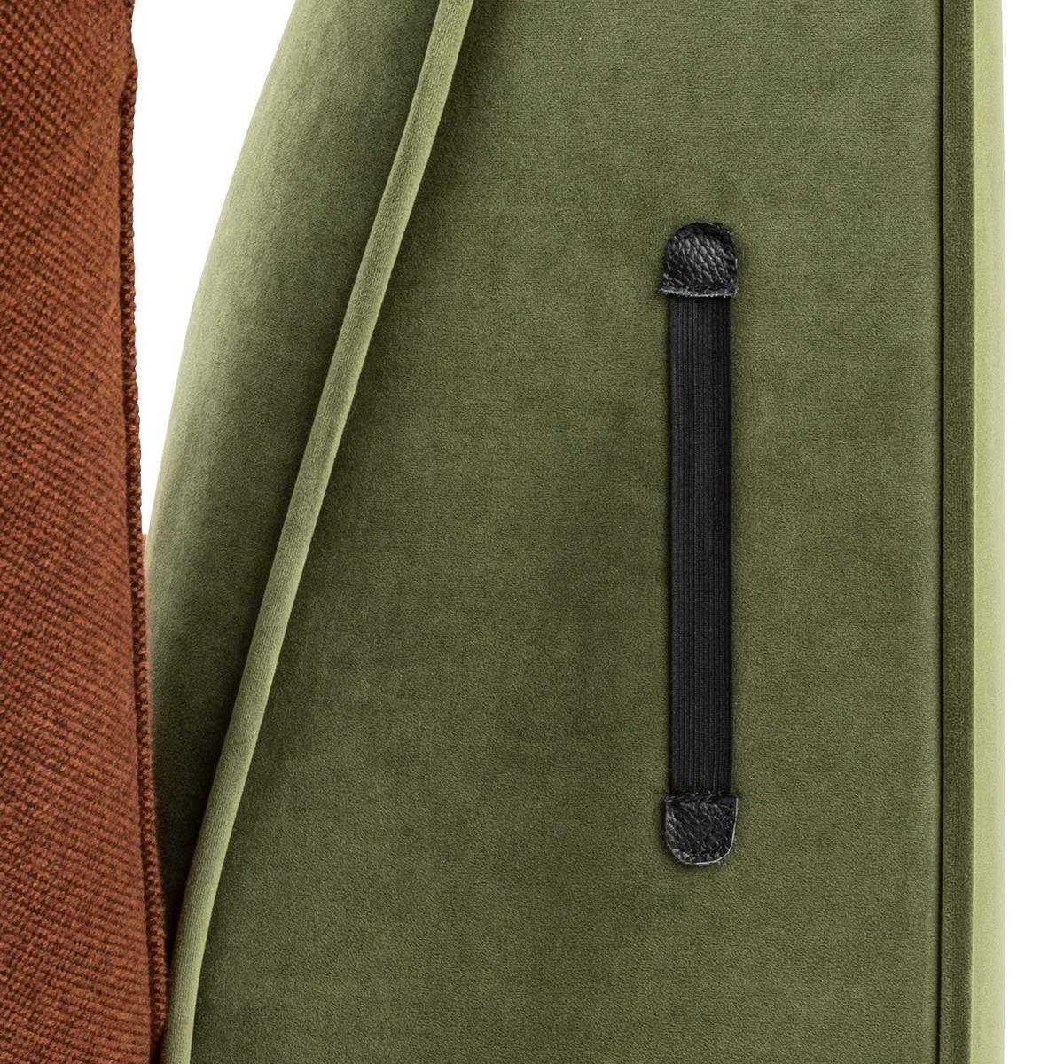 CANAPE DESIGNER L ECHAPEE 3 PLACES VERT AMBRE