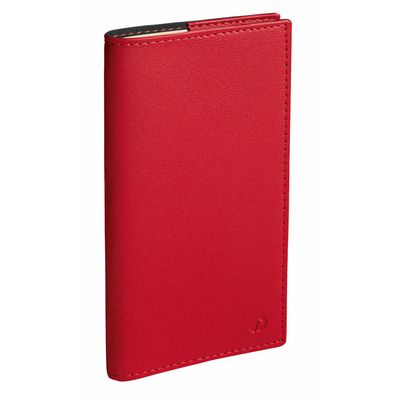 Agenda de poche Soho Italnote avec répertoire - 1 semaine sur 2 pages - 8,8 x 17 cm - rouge - Quo Vadis