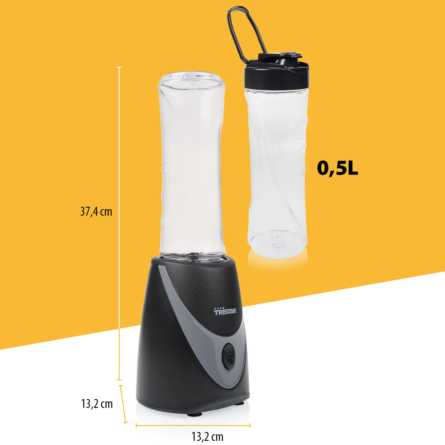 Tristar BL-4485 blender to go - Black