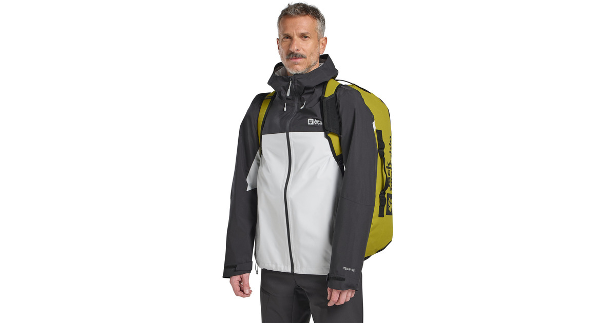 Jack WolfskinAll-in Duffle 65 rugzak  (Geel/zwart, 65 liter)