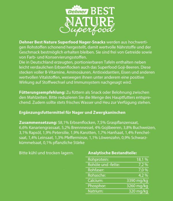 Dehner Best Nature Nagersnack Superfood Tafel