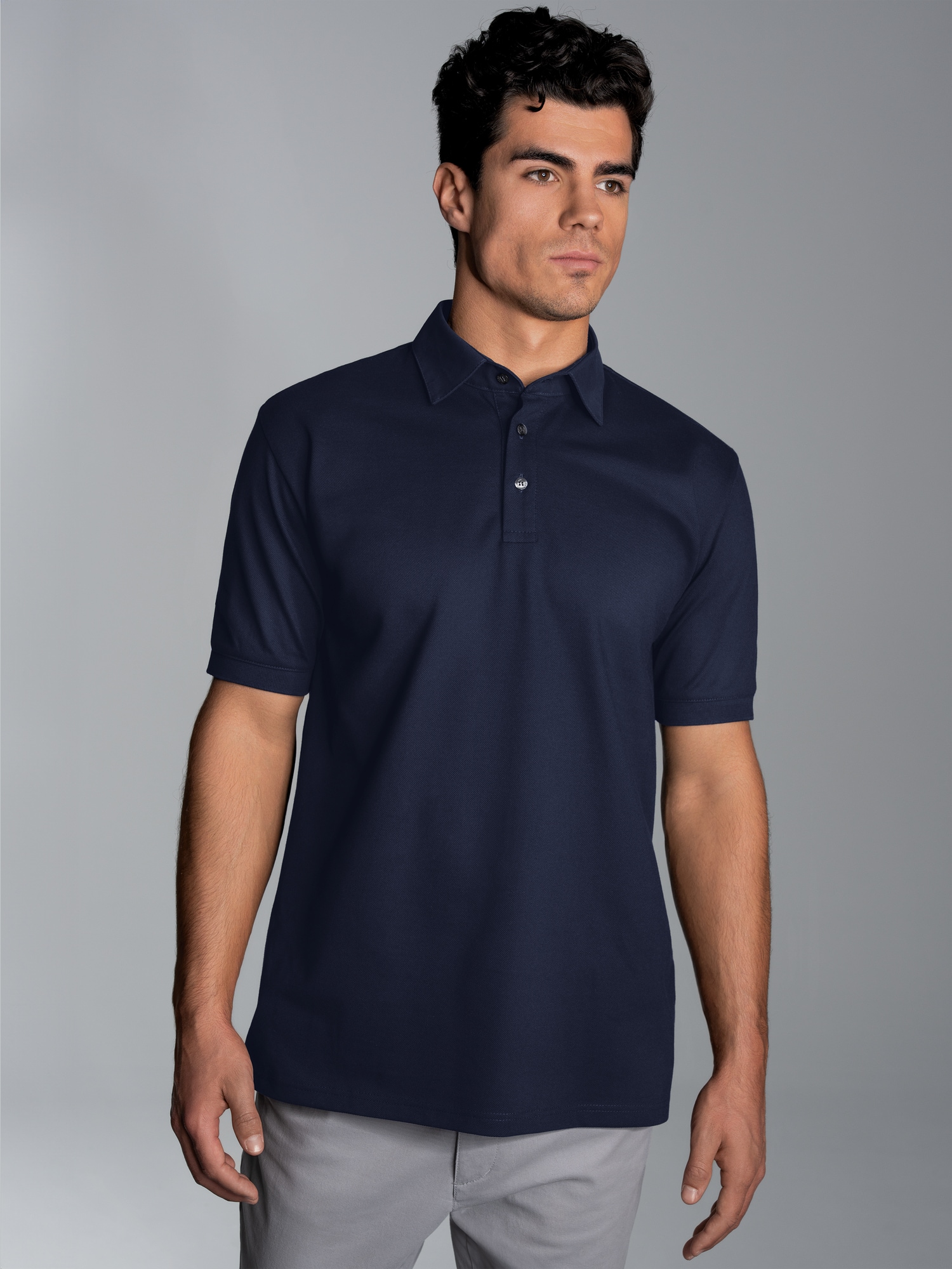 Business-Poloshirt Navy