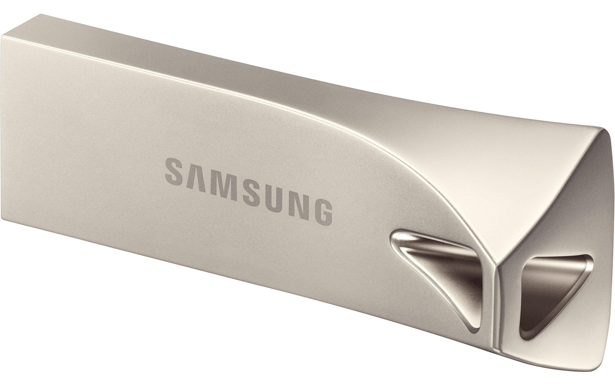Samsung USB-Stick »USB3.1 Bar Plus Titan 128GB« (128GB GB Lesegeschwindigkeit 400 MB/s)