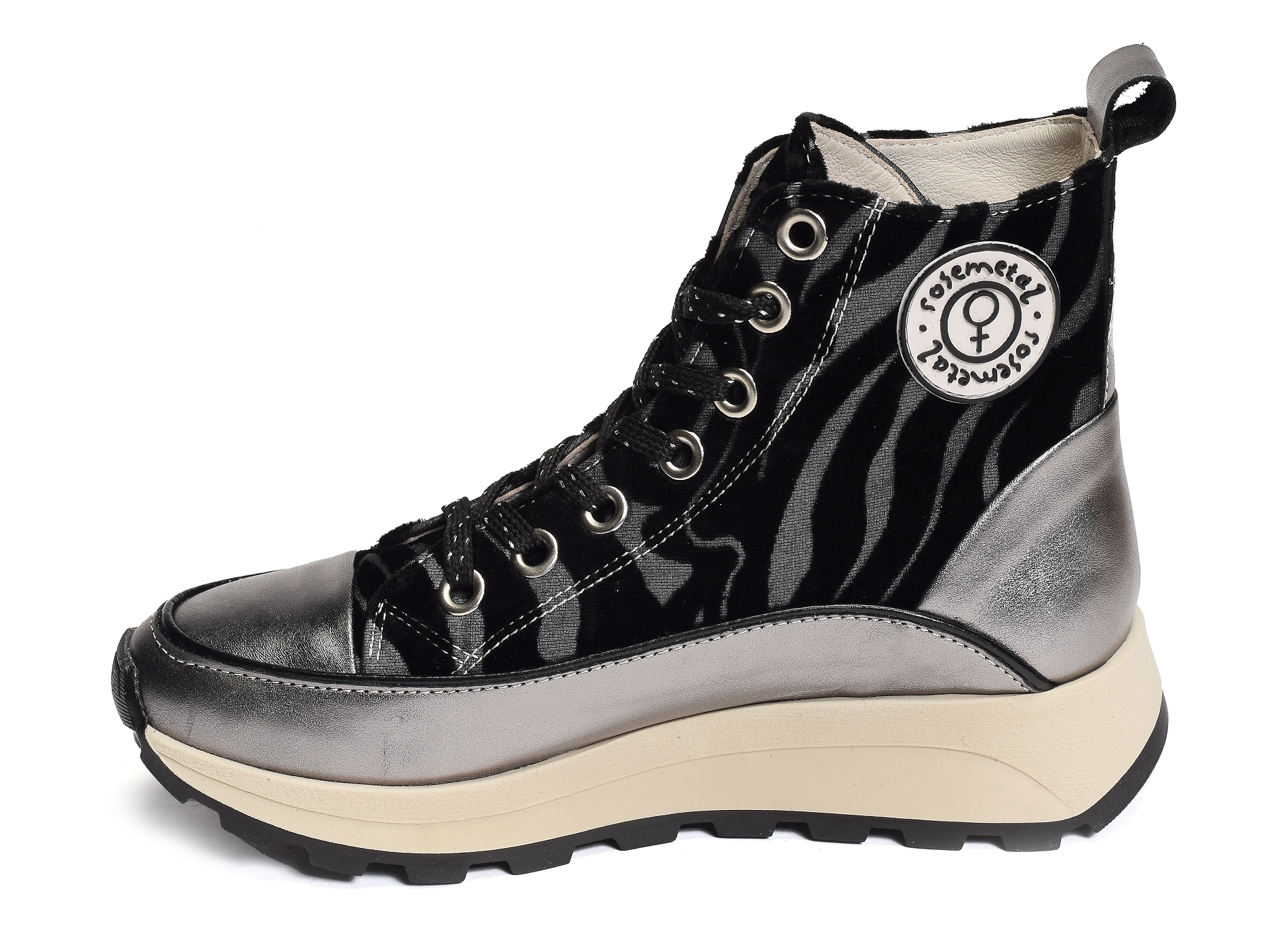 Fresse noir gris