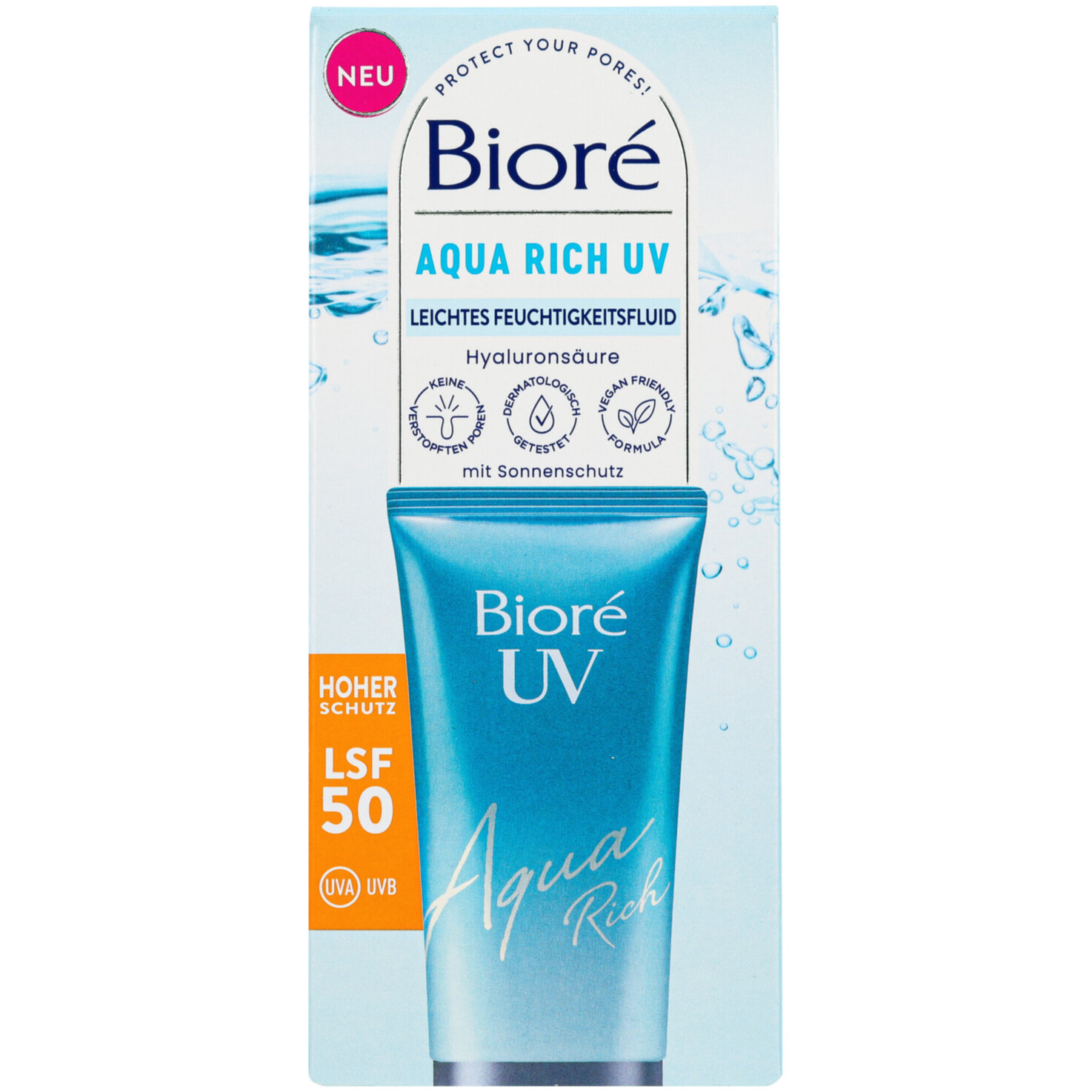 BIORÉ Aqua Rich UV Leichtes Feuchtigkeitsfluid LSF50 50ml