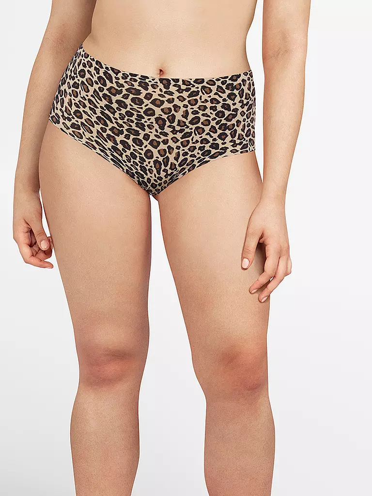 CHANTELLE Softstretch Slip leopard nude braun