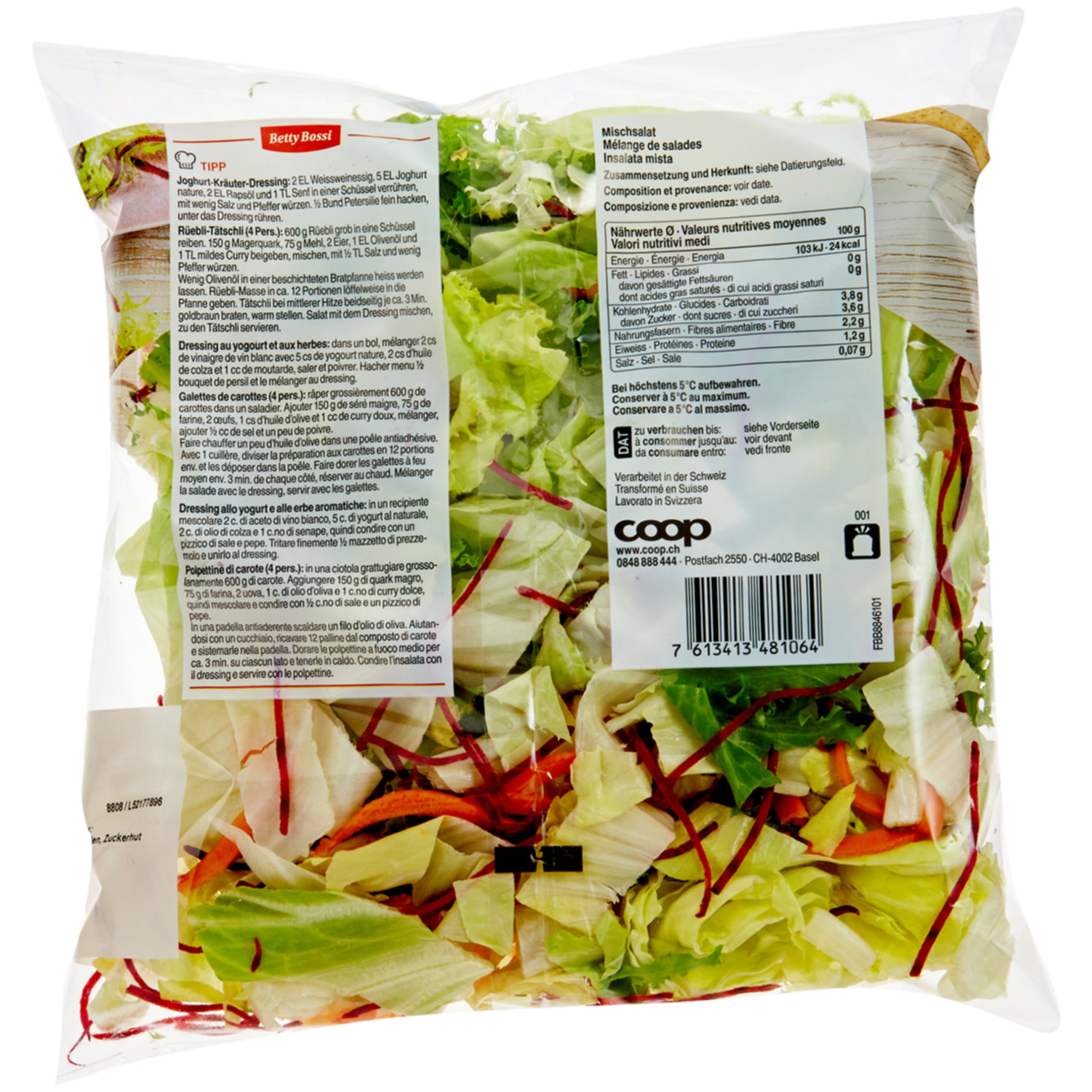 Betty Bossi Cindarella Salat -