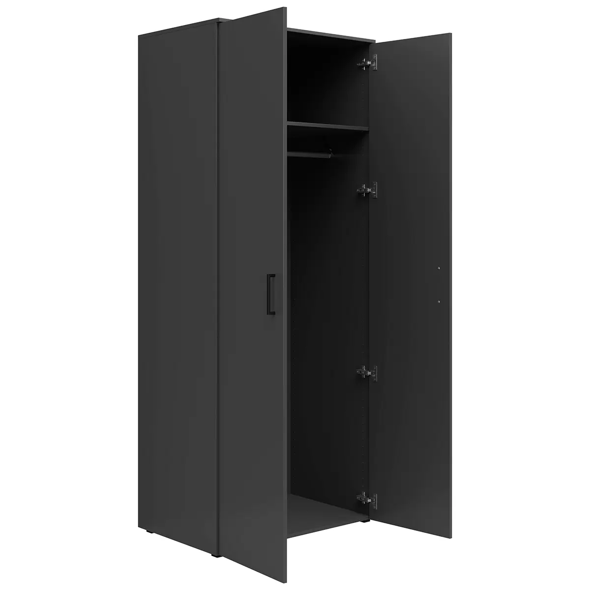 Drehtürenschrank 2T Cabinet Anthrazit