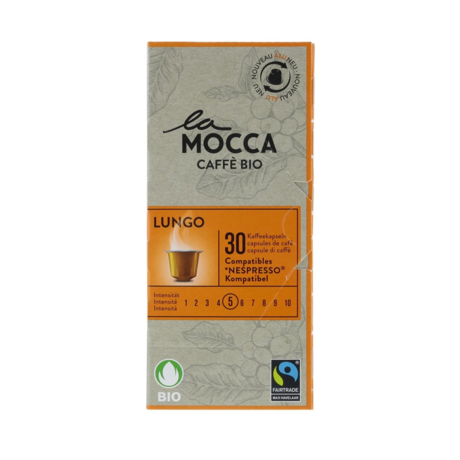 La Mocca Caffé Bio Lungo 30Caps - Nespresso® kompatibel