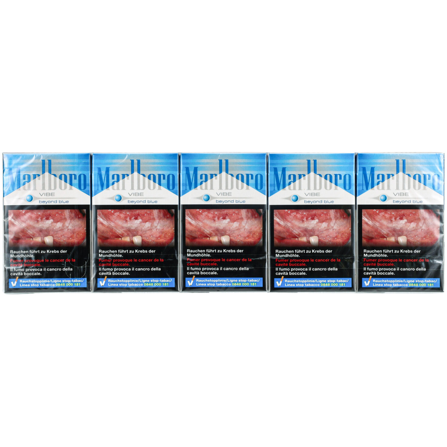 Marlboro Zigaretten Beyond Blue Box Stange