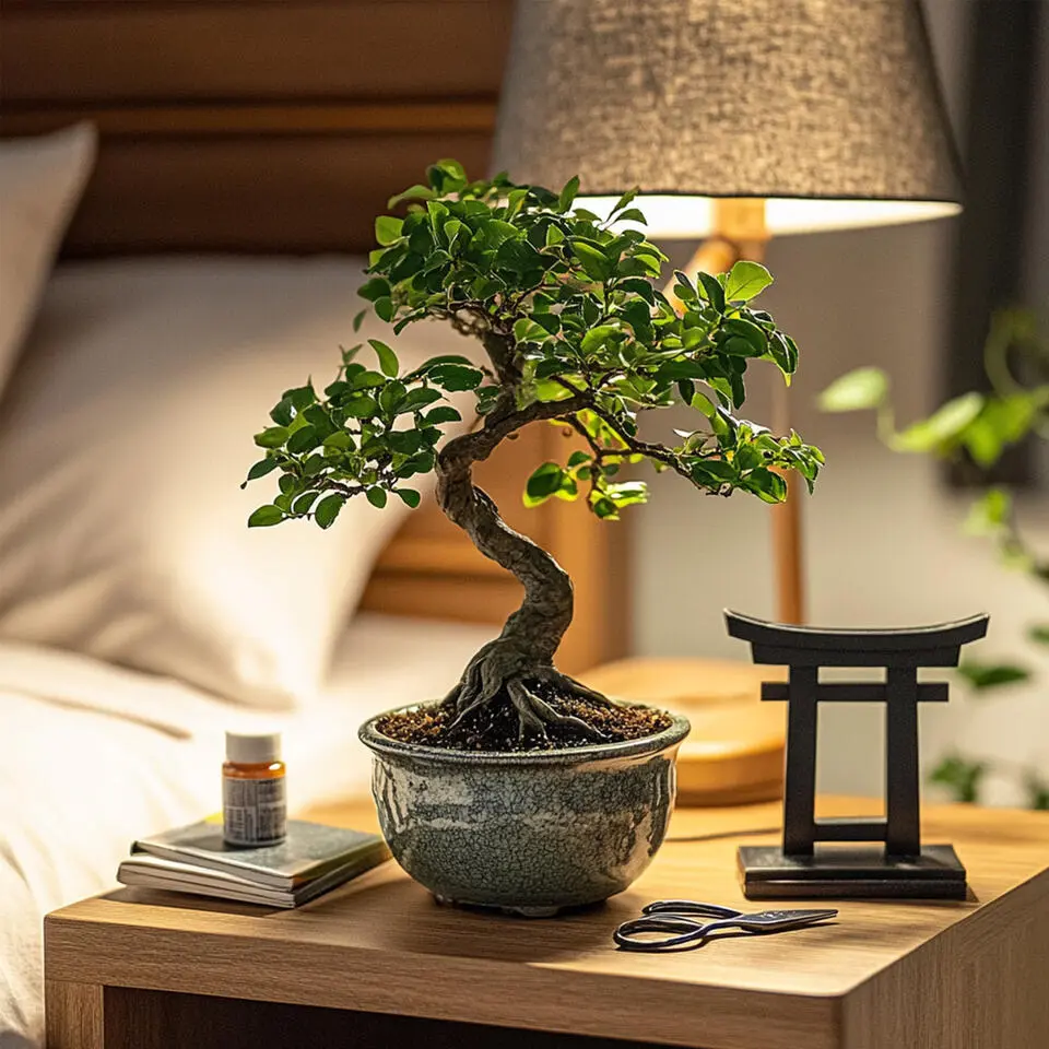 Bonsai - Carmona microphylla - Hoogte 20-30cm - ⌀15cm