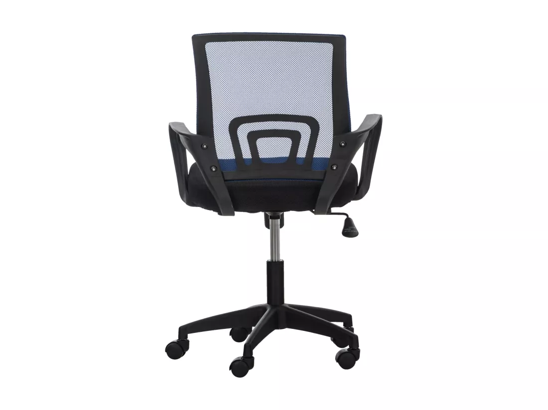 Chaise de bureau - Microfibre & Plastique - Bleu - Auburn