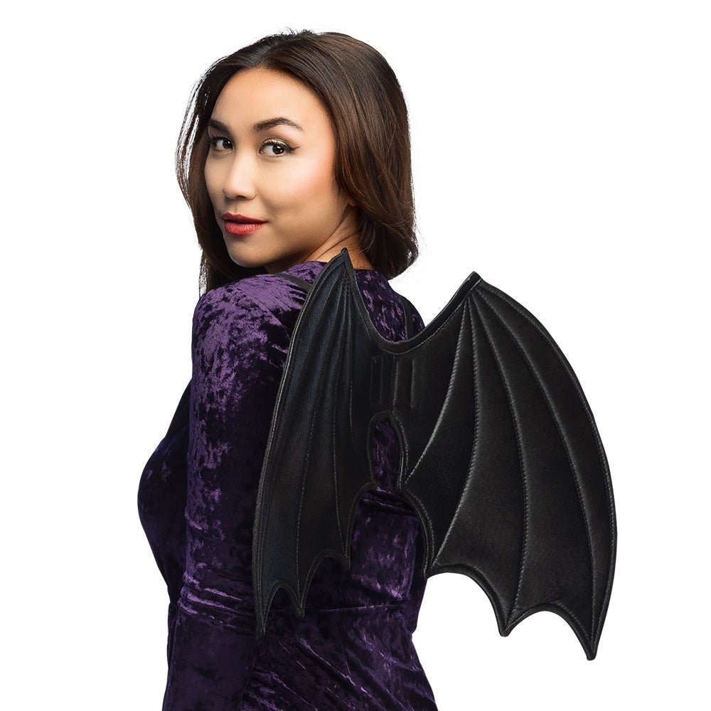 Halloween Vleugels Zwart Vleermuis 61cm