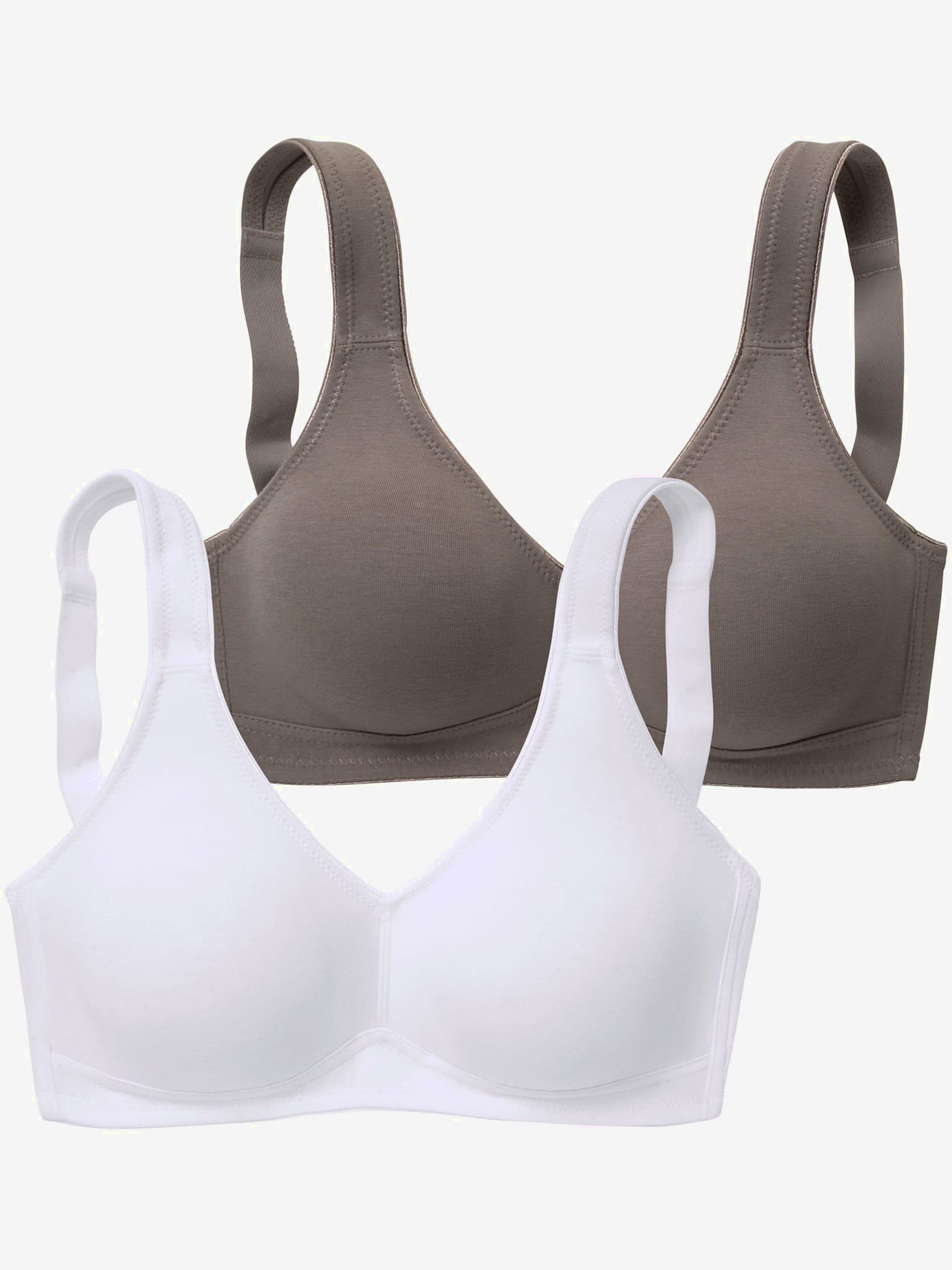 Soutien-gorge doux soutien-gorge en coton, bonnets sans coutures
