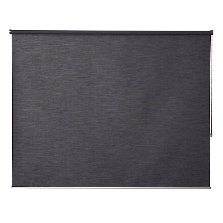 Store enrouleur occultant Colours Ilas polyester gris 180 x 240 cm